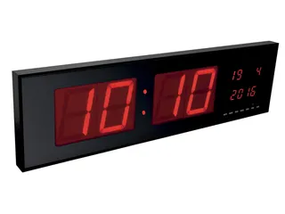 Wandklok Perel met LED display - 1