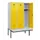 locker met bank,HxBxD 1950x1200x815mm,3vak,vak B 400mm,cilinderslot