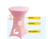 BRASQ Statafelrok Roze 80cm