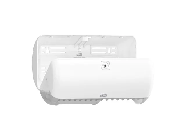 Tork 557000 T4 Toiletpapier Dispenser Elevation Twin Verticaal Wit