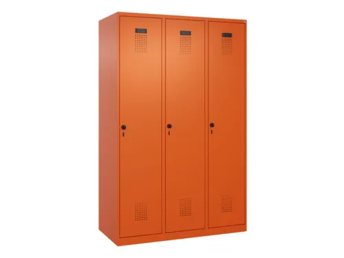 locker,HxBxD 1850x1200x500mm,3vak,vak B 400mm,draaigrendel