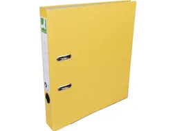 Q-Connect ordner A4 uit Recycolor papier 50mm Geel