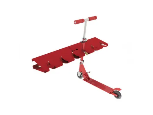 Steprek L 990mm eenzijdig RAL3004 6 steppen