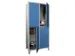 armoire multicases,HxlxP 1850x800x500mm,RAL7035,face avant RAL5012