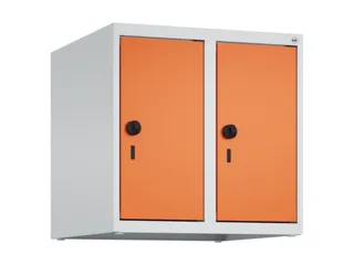 opzetkast,v. locker,2vak.,vak B 250mm,HxBxD 500x500x500mm,vleugeldeur - 1