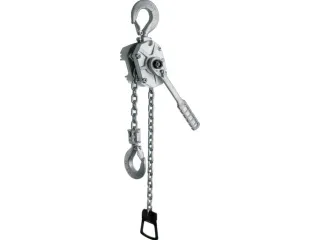 aluminium takel,trekbel. 3200kg,hef H 1,5m,1strengen - 2