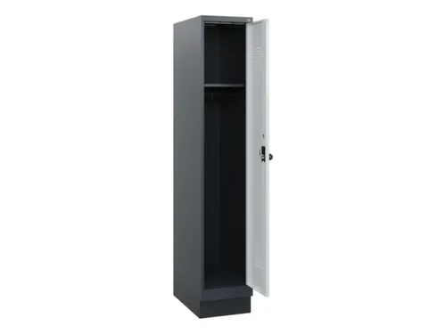 schoollocker,HxBxD 1630x300x500mm,1vak,vak B 300mm,draaigrendel,sokkel