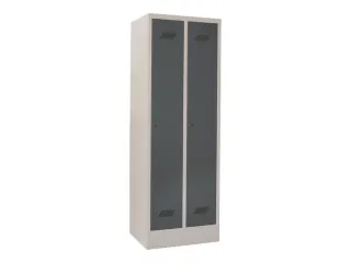 locker,HxBxD 1850x600x500mm,2vak,vak B 300mm,RAL7035,front RAL7016 - 2