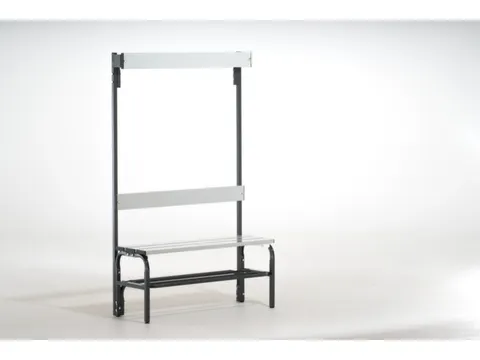 omkleedbank,HxLxD 1670x1015x375mm,alu. lijsten,RAL7016