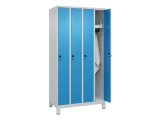 locker,HxBxD 1950x1000x500mm,4vak,vak B 250mm,draaigrendel,voeten - 3