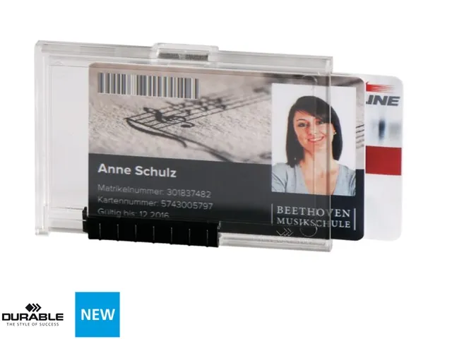 Badge Durable 8921 Pushbox Duo 54x87mm