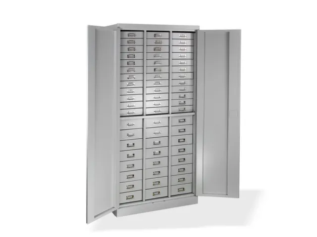 ladekast HxBxD 1790x800x410mm 60laden cilinderslot RAL7035