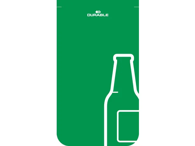 DURASORT Afvalbak sorteerunit 55L voor Glas Grijs Groen