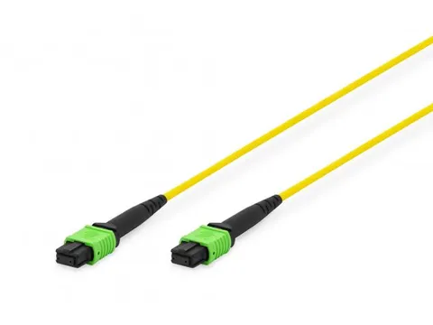 Glasvezel patchkabel MPO vrouwelijk OS2 Methode A 1m geel/groen