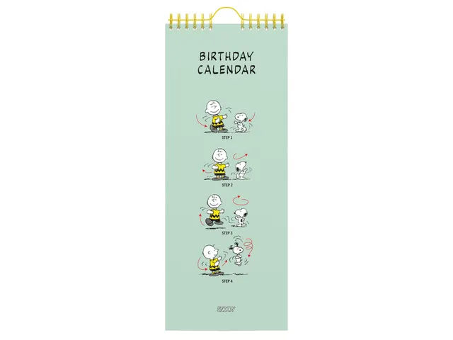 Calendrier anniversaire Lannoo Peanuts 130x325mm