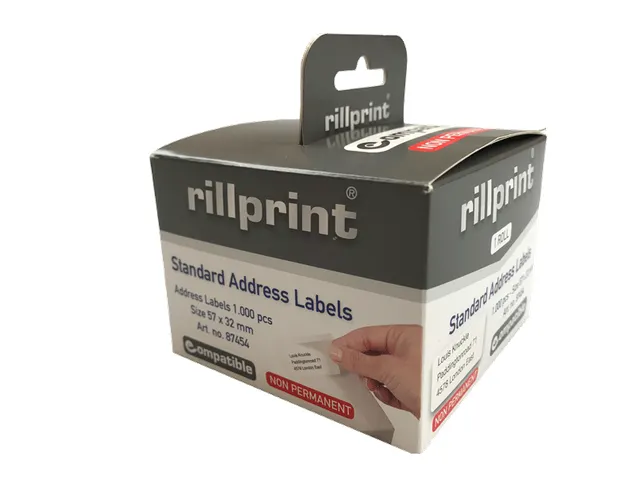 Etiket Dymo Compatible 11354 Non Permanent 32x57mm