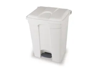 Afvalbak 30 liter HxBxD 435x398x410mm PP wit - 1