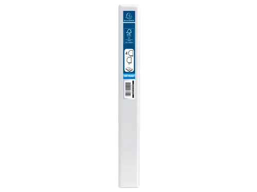 Ringmap A4 Maxi Kreacover Pp Personaliseerbaar 4 D-ringen 16mm Wit