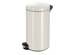Antibacteriële pedaalemmer,30l,HxØ 650x300mm,romp staal RAL9016