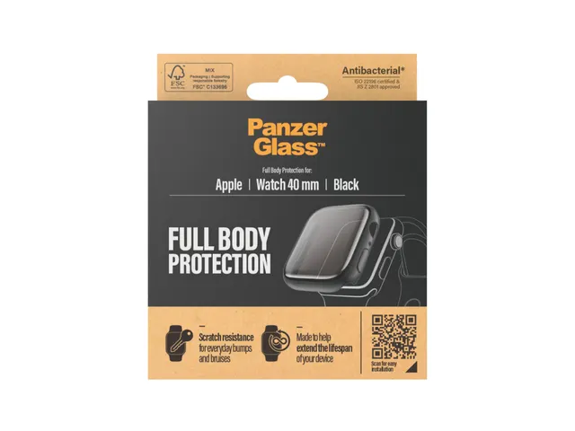 PanzerGlass Full body Case Black Apple Watch Series SE 3 | SE | 6 |