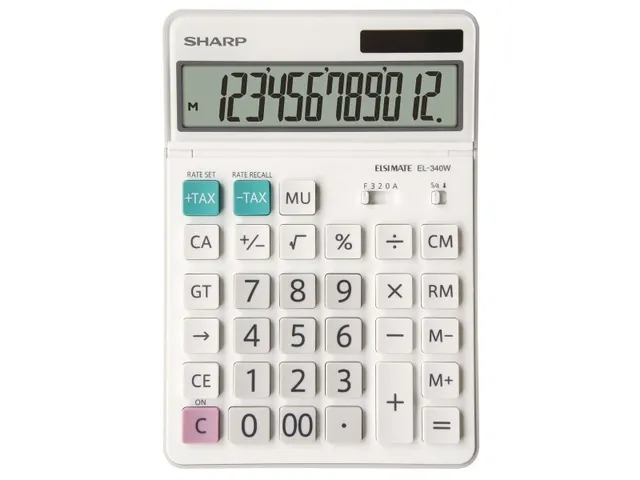 Calculator Sharp-EL340W wit desktop