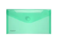Enveloptas Foldersys 120x220mmPP transp groen