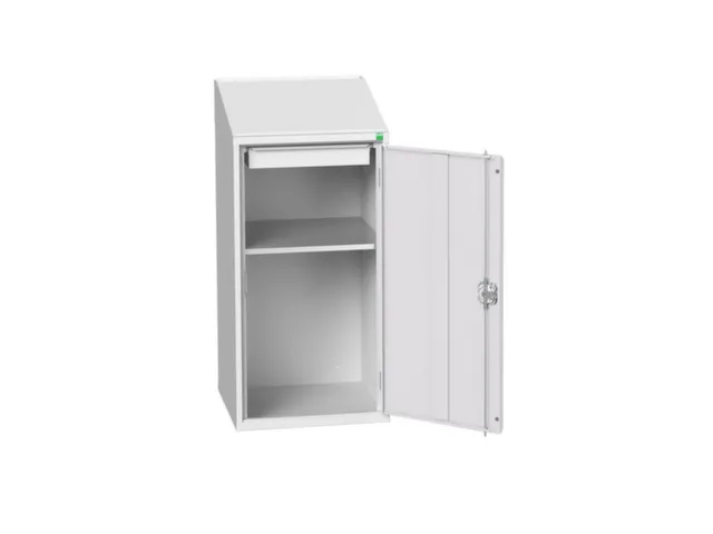 lessenaarkast 1130x525x550mm 1 legbord RAL7035