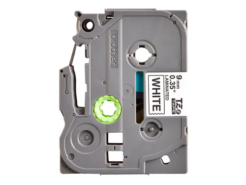 Labeltape Brother P-touch TZe-221 standaard 9mm zwart op wit