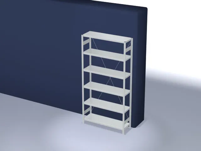 systeemstelling,grondveld,HxBxD 2500x1360x435mm,vakl. 315kg