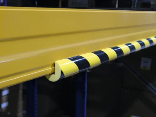 Hoekbeschermingsprofiel 25mm x 1m C25R magnetisch geel/zwart