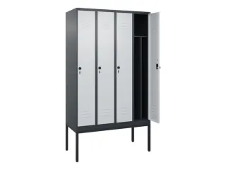 locker voor scheiding van kleding,HxBxD 2120x1200x500mm,4vak - 2