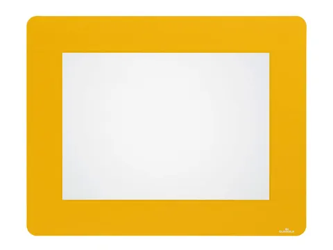 Vloersticker Durable kader voor A4 verwijderbaar geel