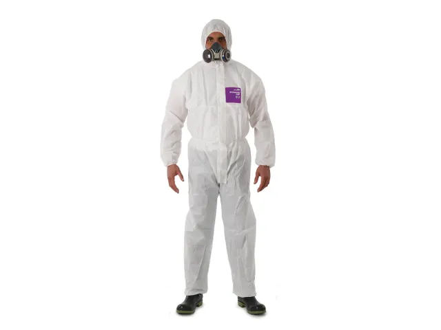 Ansell Alphatec 1500 138 wegwerp overall maat 2XL wit doos à 50 stuks