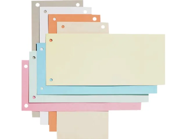 Scheidingsstrook Elba breed 225x120mm 190gr blauw 100 stuks