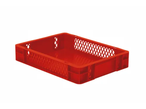 Euronorm-stapelbak 7l 75x400x300mm Wanden Opengewerkt Bodem Gesloten