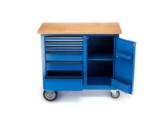 1504 0321 Rolwerkbank met 6laden - 6