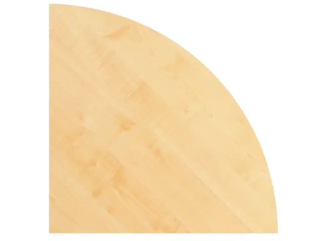 koppelelement voor bureau,90 °,HxBxD 740x800x800mm,blad esdoorn,rond