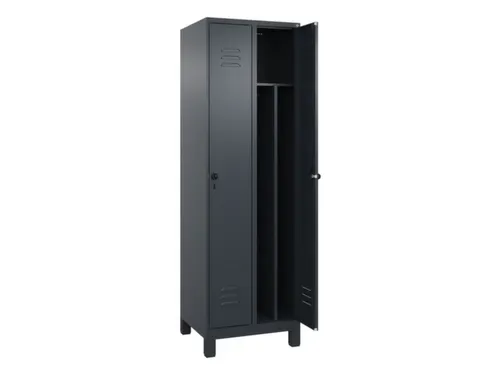 locker voor scheiding van kleding,HxBxD 1950x600x500mm,2vak