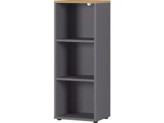 dossierstelling,HxBxD 1200x450x400mm,3xhouten vloer,3ordnerhoogtes - 3