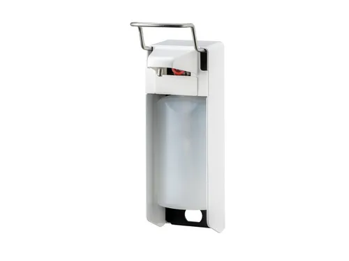 Zeep- & Desinfectiemiddeldispenser Wit 500 Ml Korte Beugel