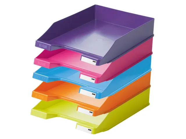 Brievenbak HAN A4 Standaard plastic Trend Colour lemon