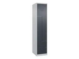 Z-garderobekast,HxBxD 1850x400x500mm,vak B 200/400mm,cil.-slot