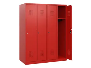 schoollocker,HxBxD 1530x1200x500mm,4vak,vak B 300mm,cil.-slot - 1