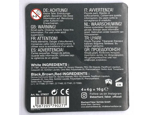 Schminkset Eberhard Faber Dracula/ Skelet