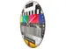 Wandklok Nextime Dia. 35cm Bol Glas Multi-color 'testpage Dome'