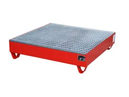 Systeem-Opvangbak Rood 4x 200l 216l 285x1200x1200mm Rooster