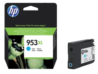 HP 953XL Inktcartridge F6U16AE Blauw High Capacity Origineel