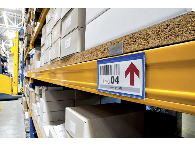 Documenthoes Durable magnetisch 150x67mm blauw 50 stuks