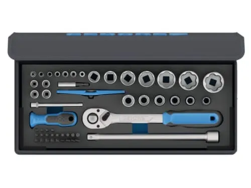 TC 19-20-MU-10 Dopsleutelset 1/4 inch+1/2 inch 52-delig