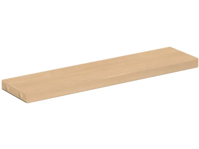 Tablette repose-sacs droite,p. mobilier d'accueil,lxP 500x120mm,bois